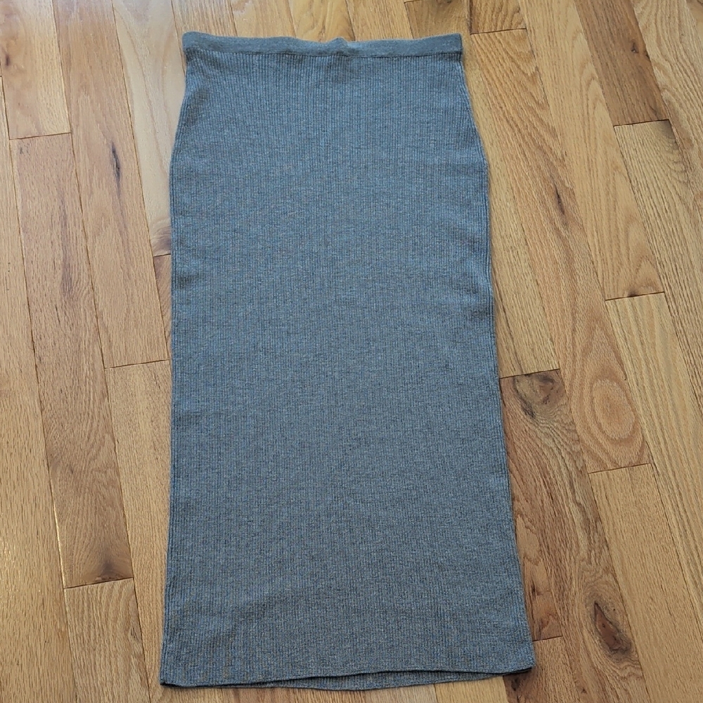Anne Klein Wool Knit Maxi Skirt